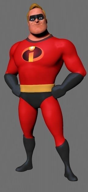 incredible character 3D model_6