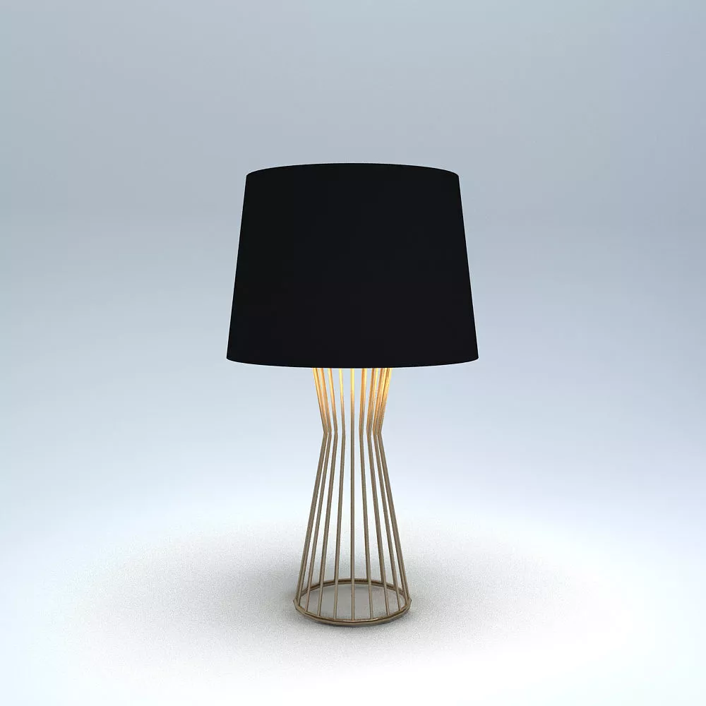 Side Table Lamp Tesla Masa 3D model