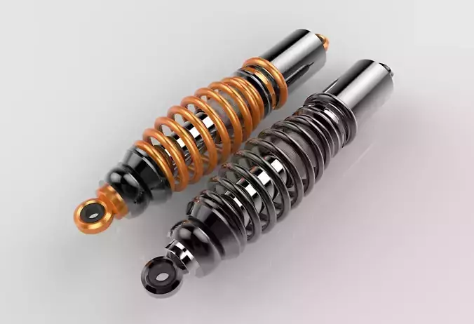 Shock absorber 3D model