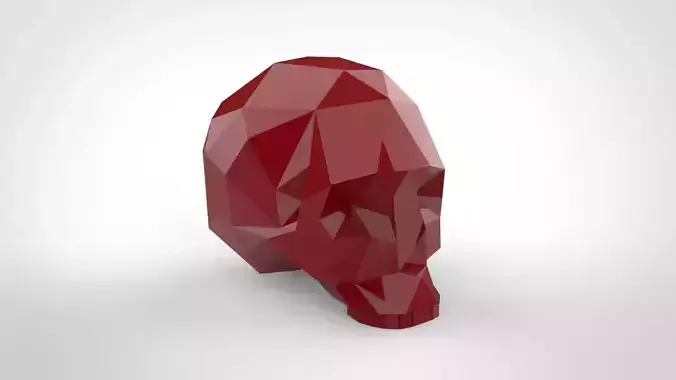 skull polygonal