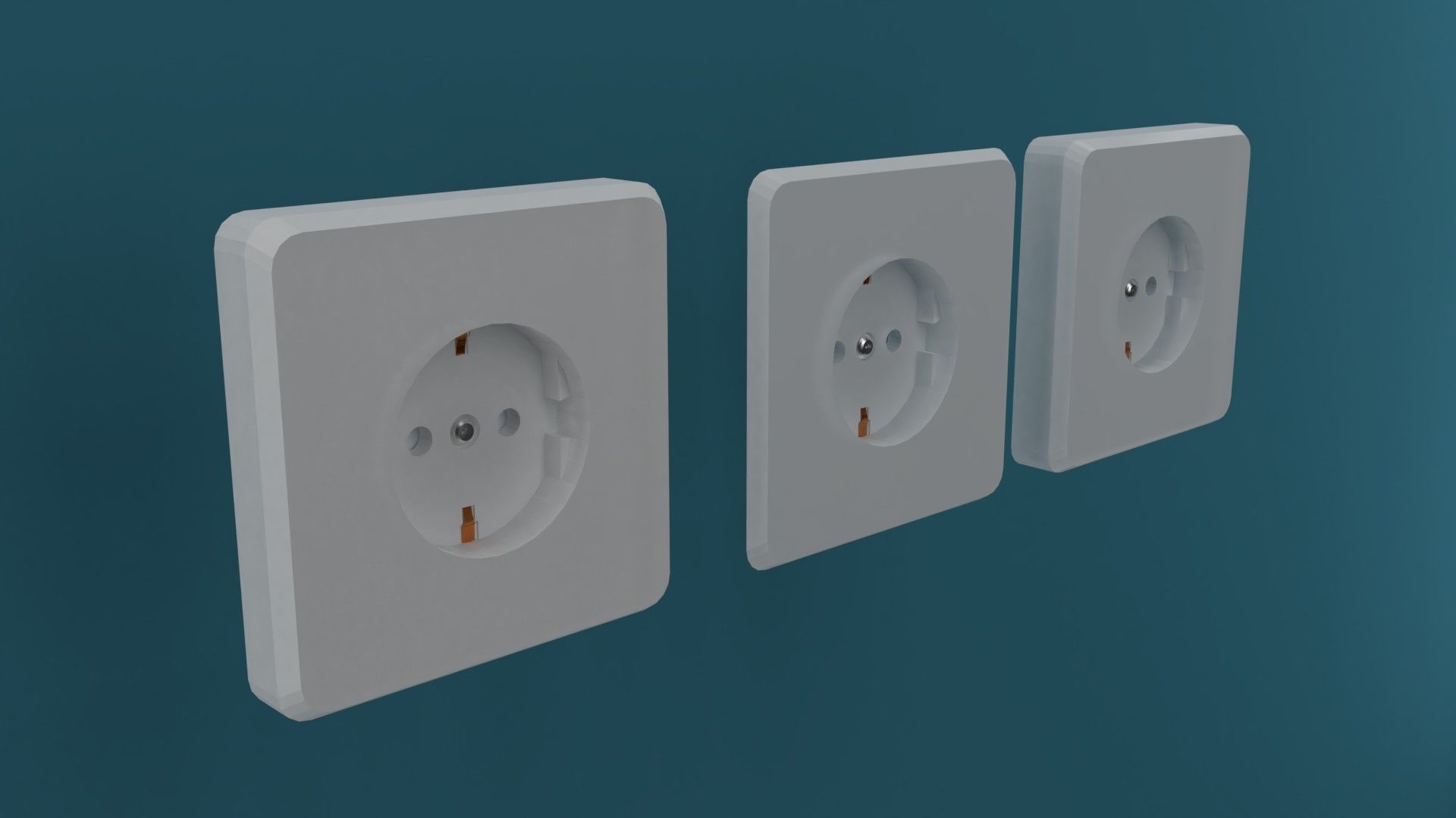 Sockets 3D model_1