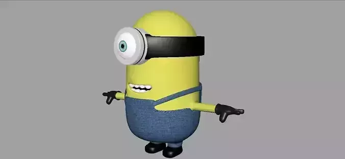Minion minions character with eyes