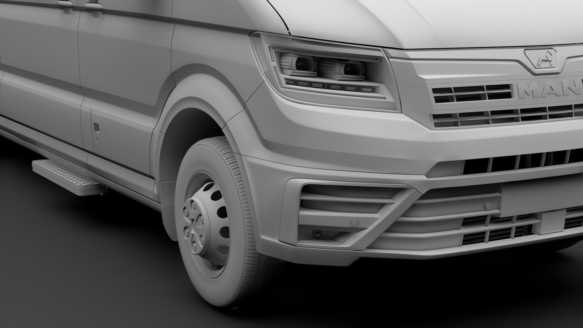 MAN TGE L3H3 Window Van 2018 3D model_13