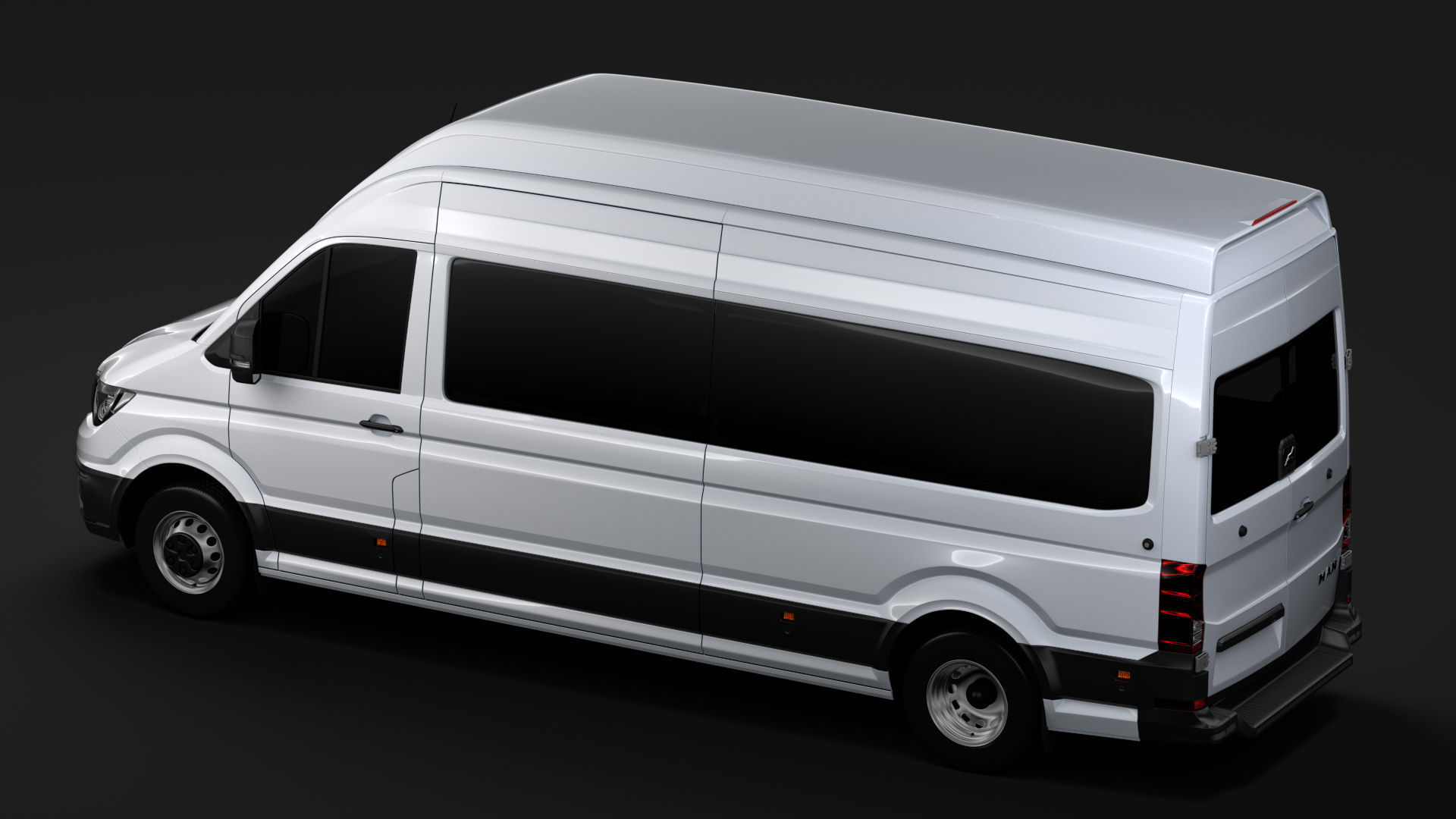 MAN TGE L3H3 Window Van 2018 3D model_6