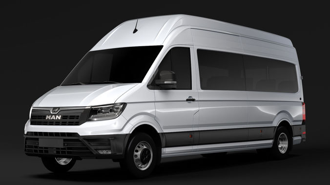 MAN TGE L3H3 Window Van 2018 3D model