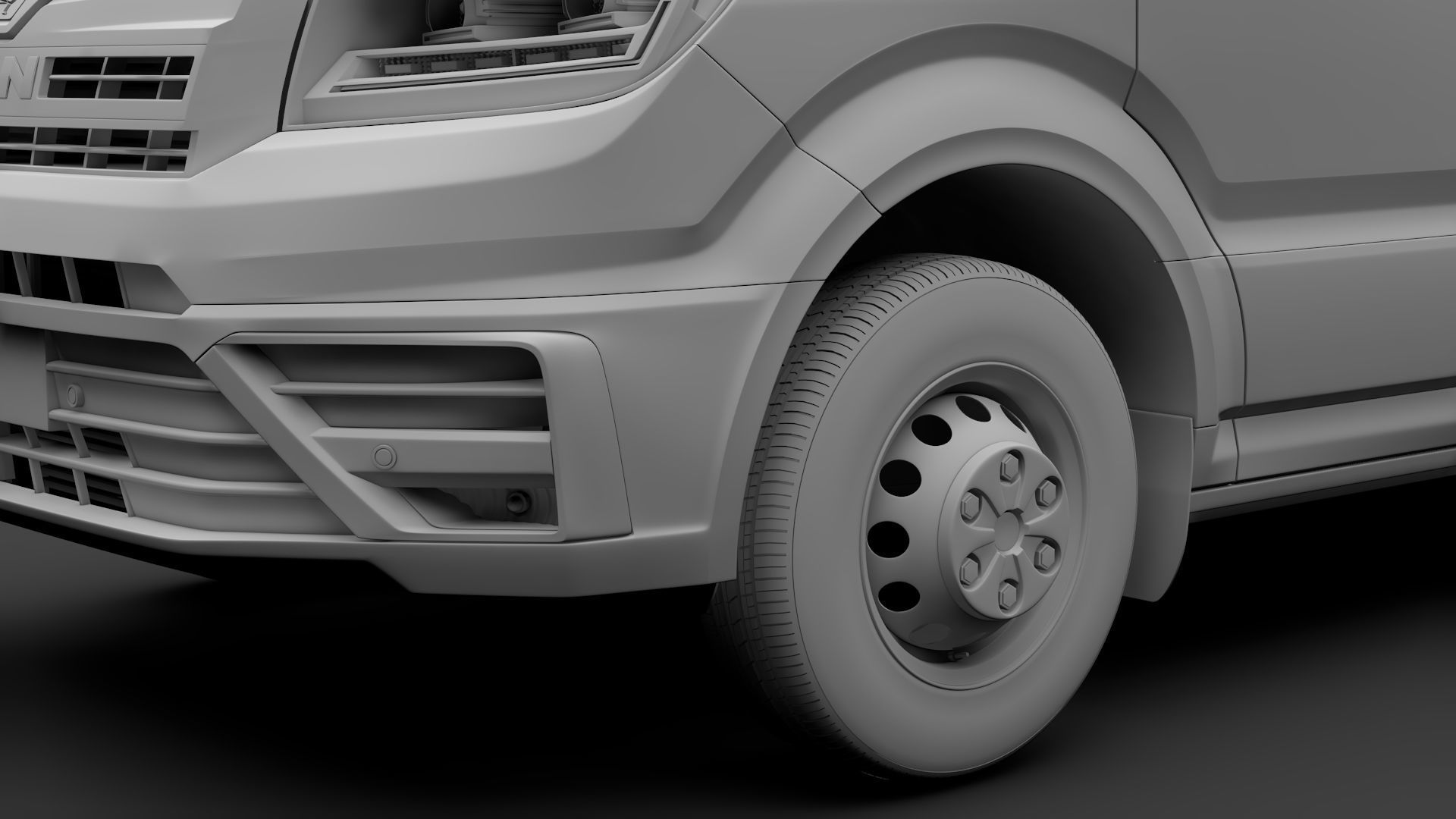 MAN TGE L3H3 Window Van 2018 3D model_15
