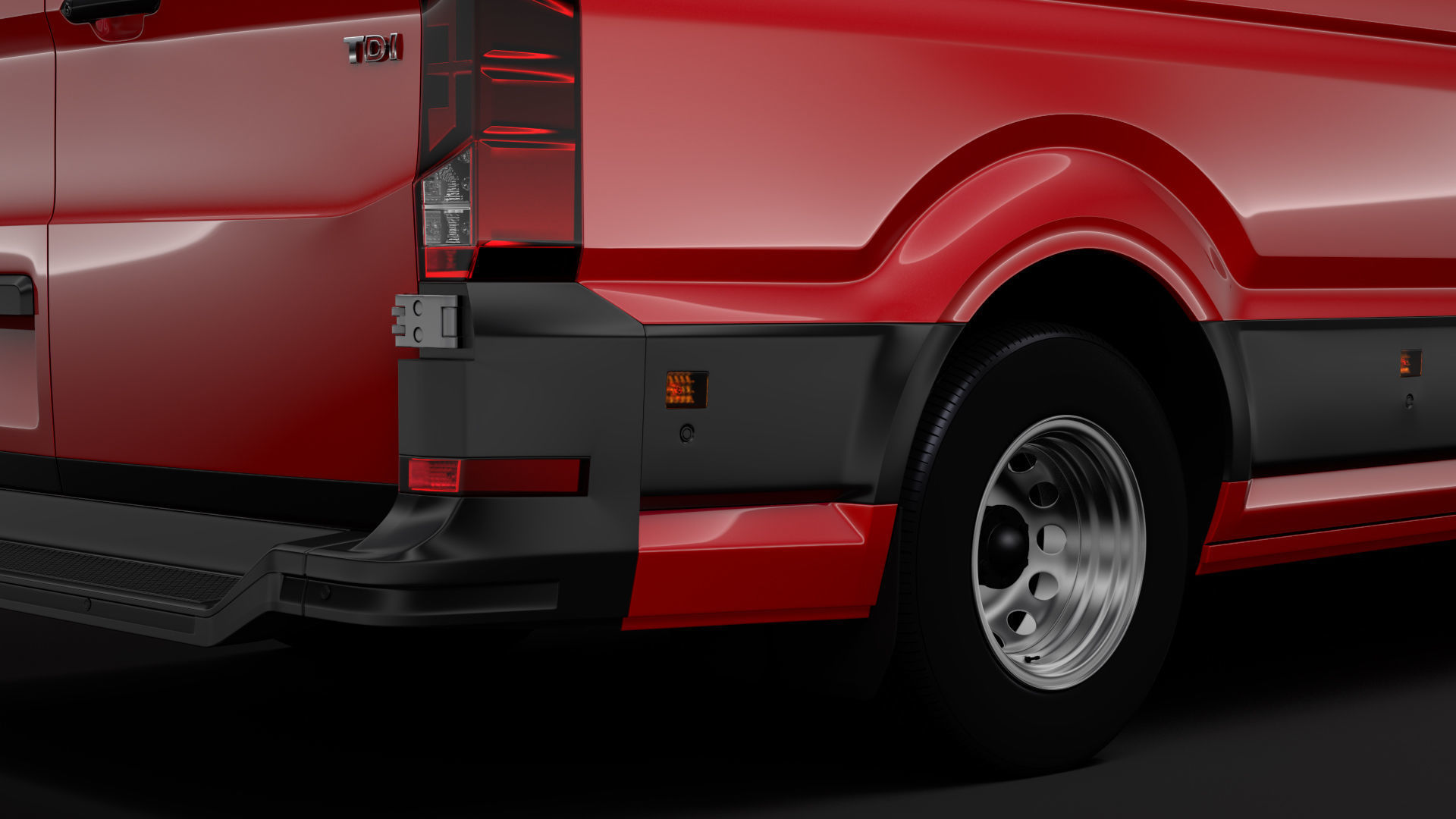 VW Crafter L3H3 Window Van 2018 3D model_6