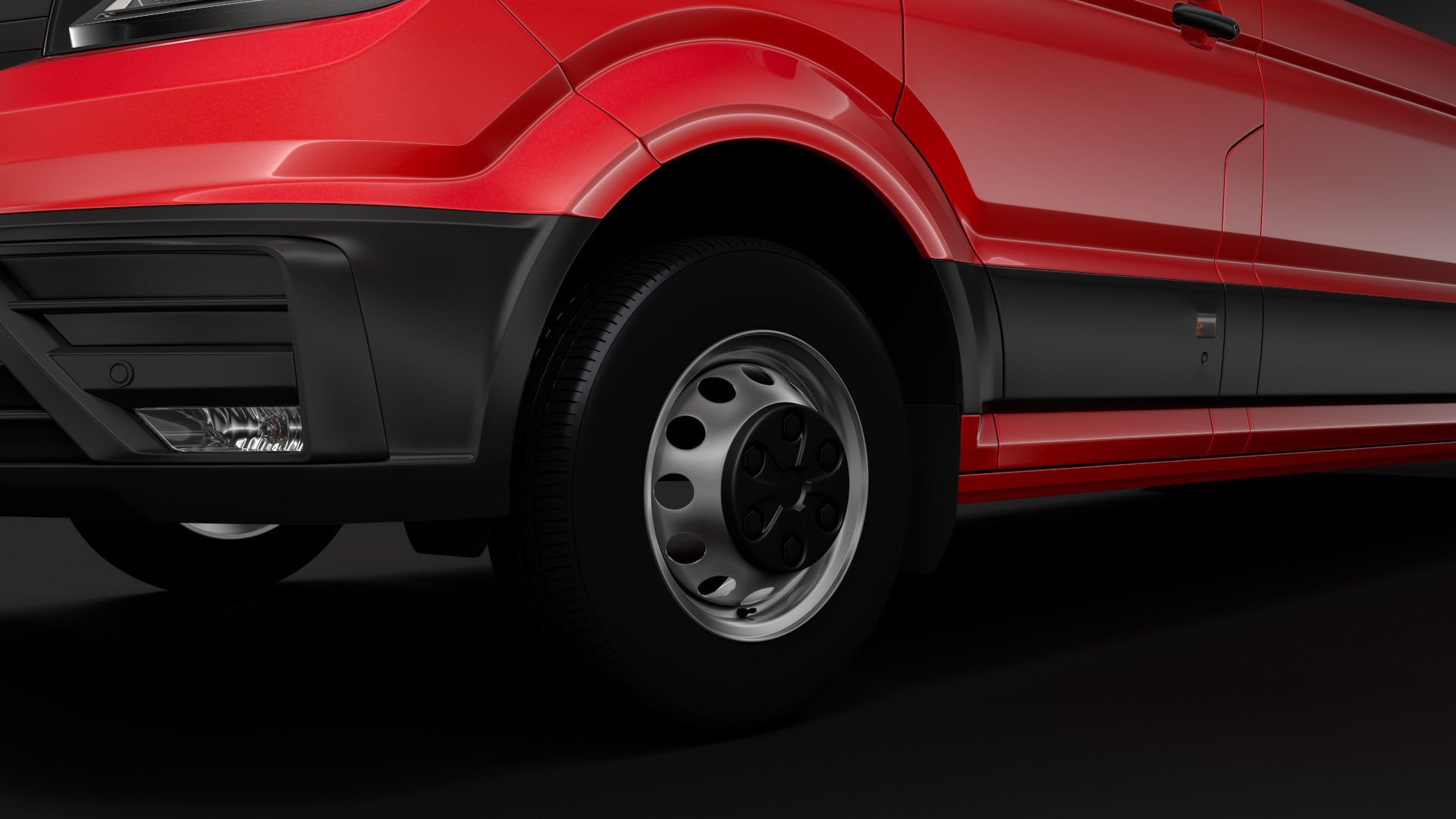 VW Crafter L3H3 Window Van 2018 3D model_7