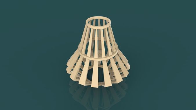 Artistic Lampshade 5 3D print model