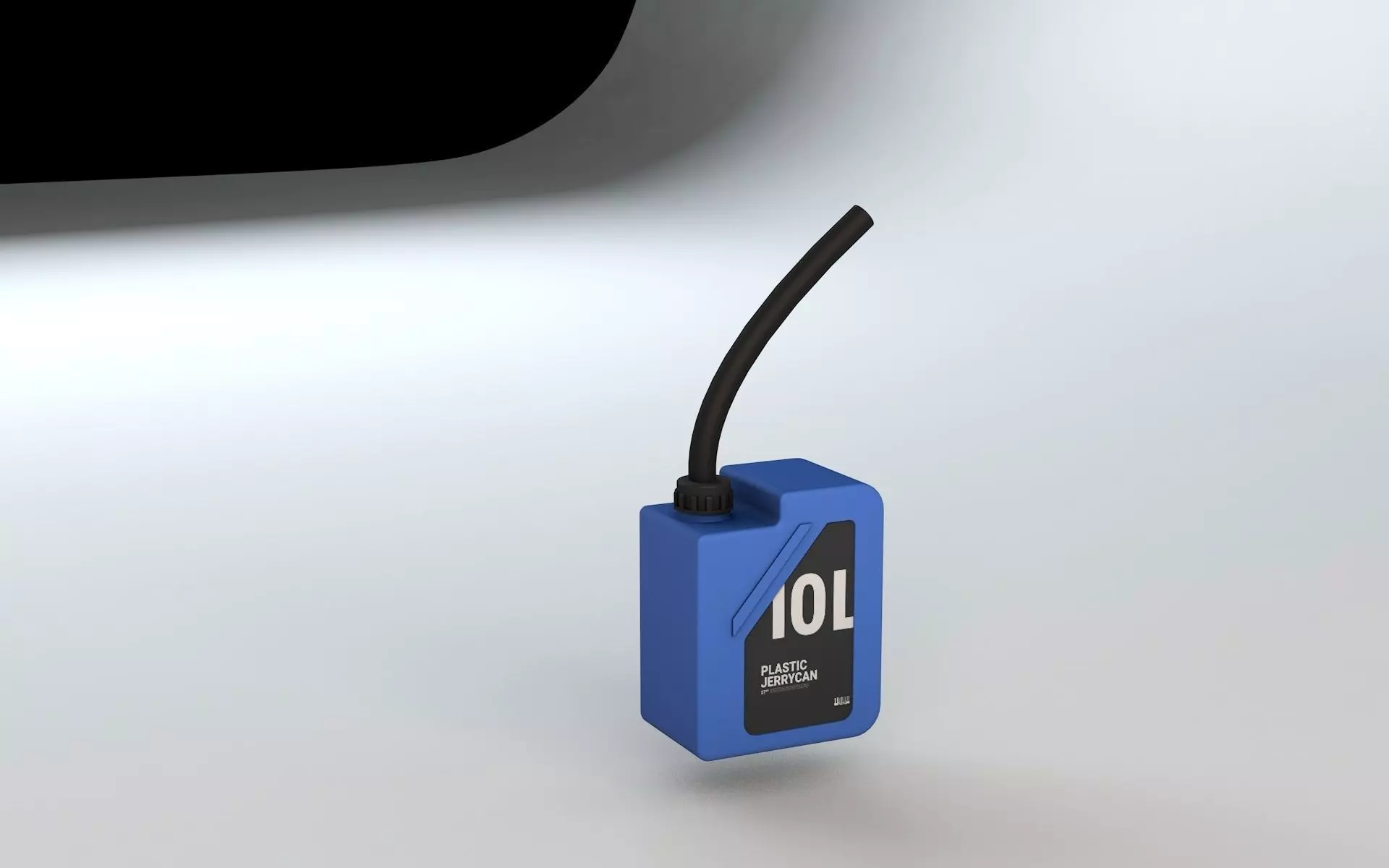 Plastic jerrycan Cinema 4D model Free low-poly 3D model