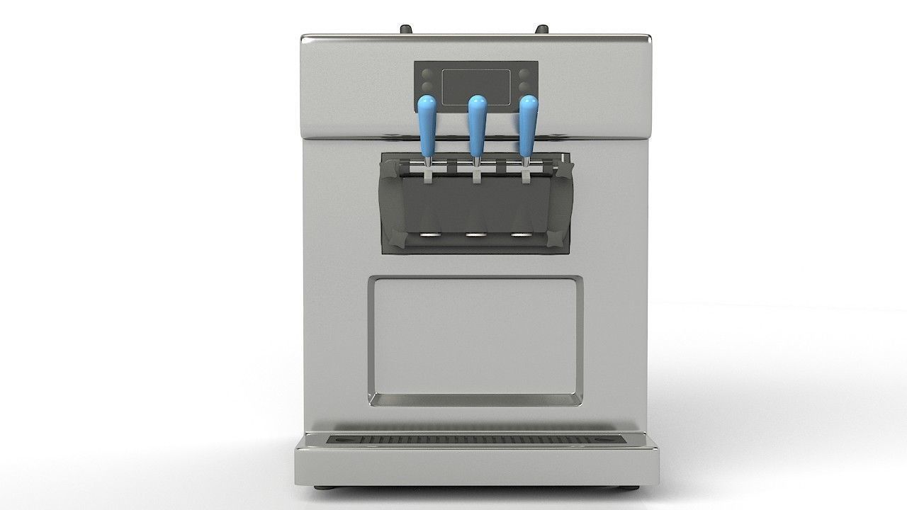 Soft Ice Cream Machine 3D model_3
