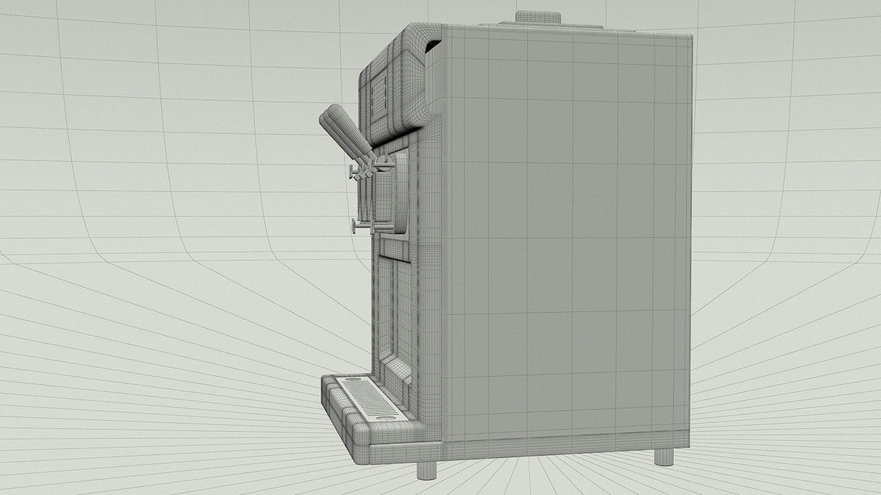 Soft Ice Cream Machine 3D model_7
