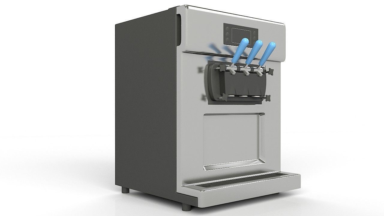Soft Ice Cream Machine 3D model_5
