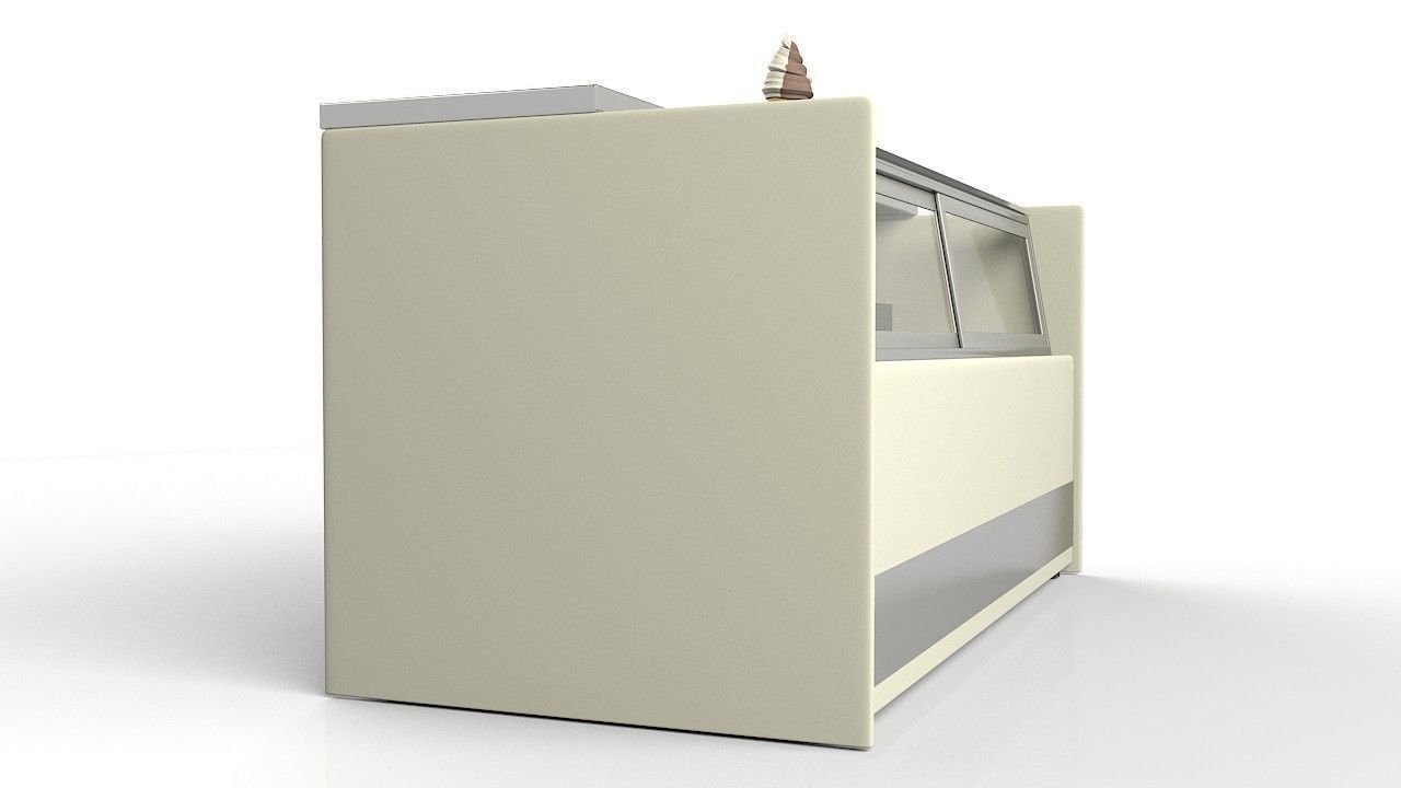 Ice Cream Fridge 3D model_6