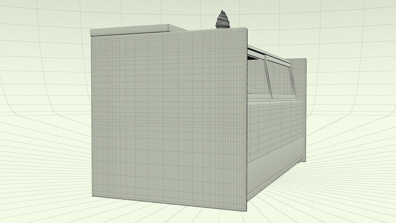 Ice Cream Fridge 3D model_8