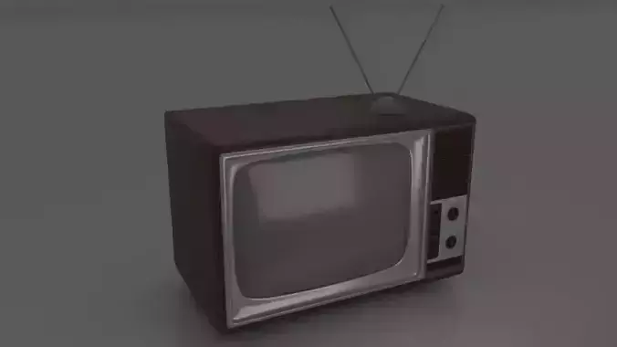 Old LowPoly Tv