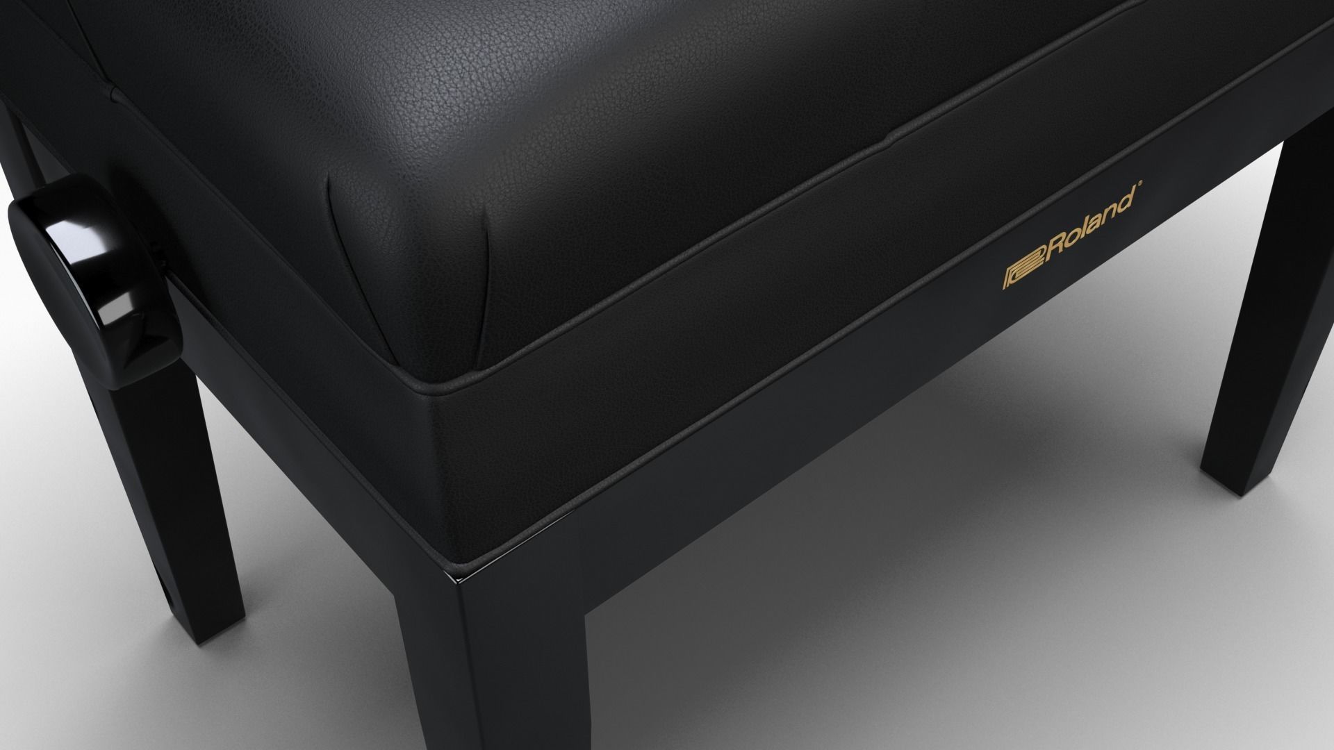 Piano  bench 3D model_1