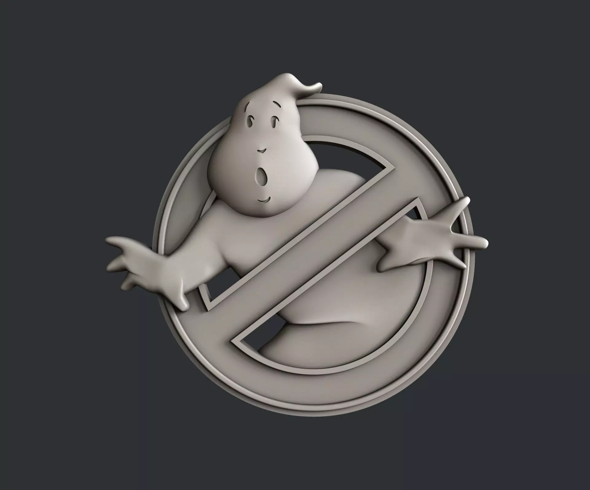 3d STL models for CNC ghostbusters 3D model_0