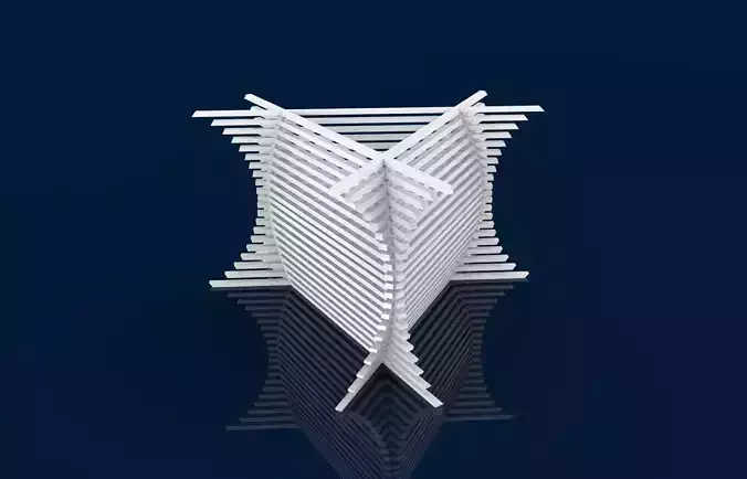 Artistic Lampshade 7 Free 3D print model