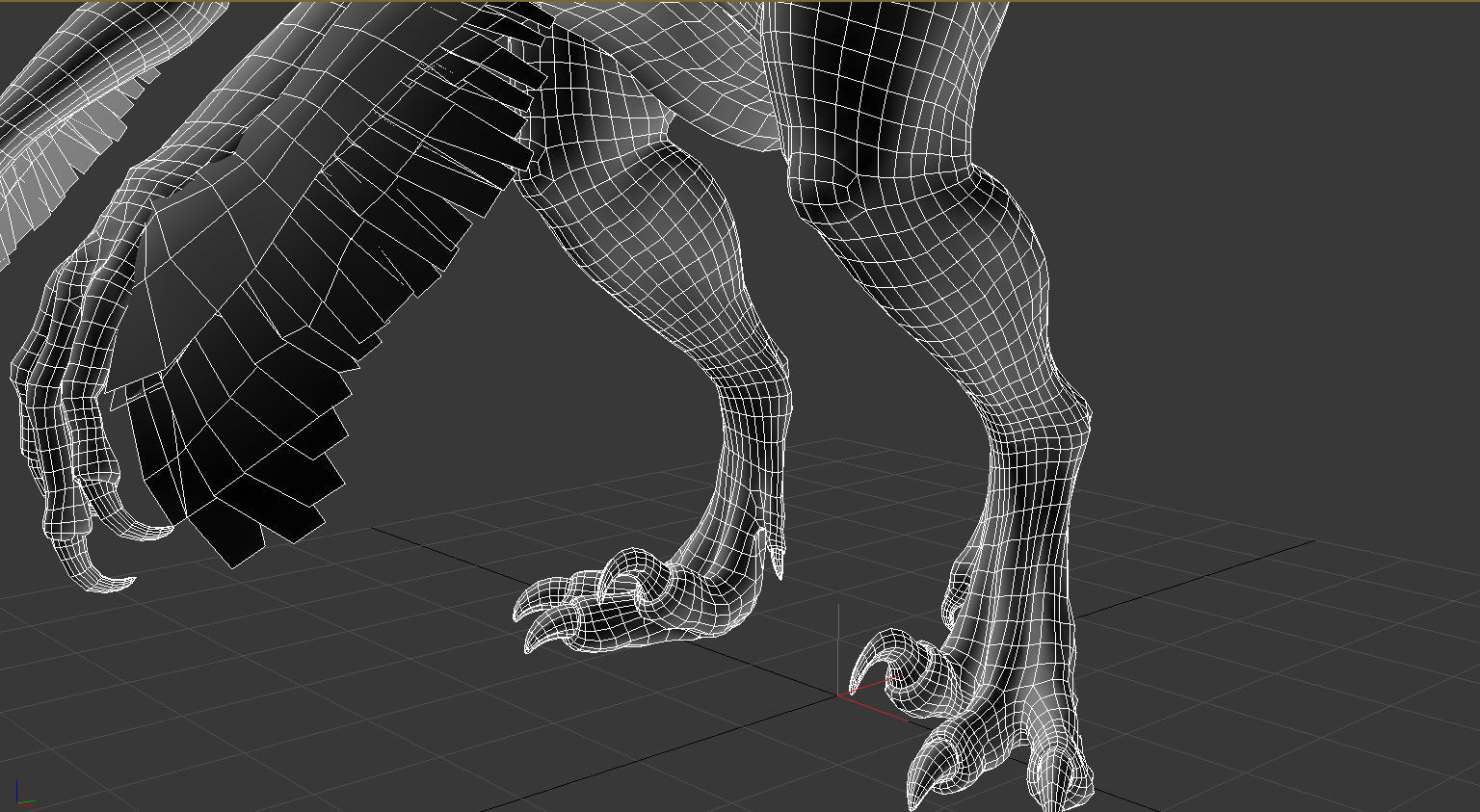 Troodon dinosaur Low-poly 3D model_6