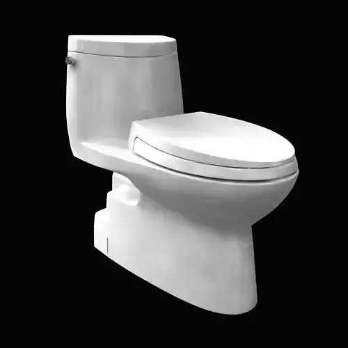 toto Carlyle II One-Piece Toilet  GPF Elongated Bowl 3D model