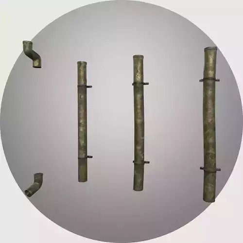 Multi Game Engine AAA Quality PBR Asset -  Drain Pipe