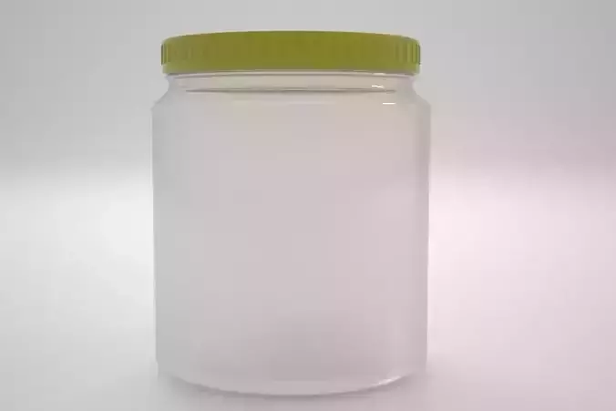 Jar with metallic cap