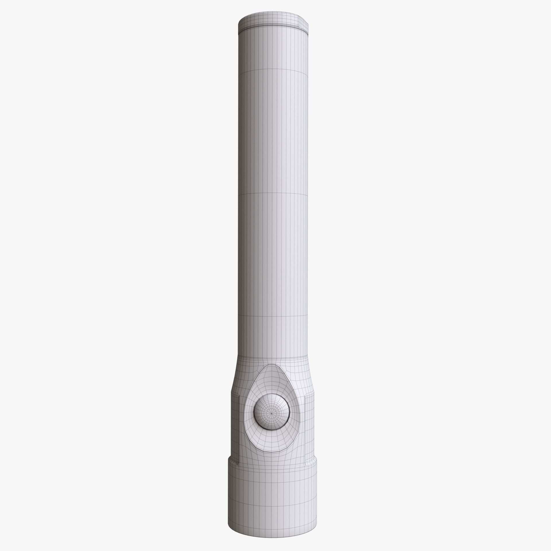 Flashlight stinger LED Low-poly 3D model_5