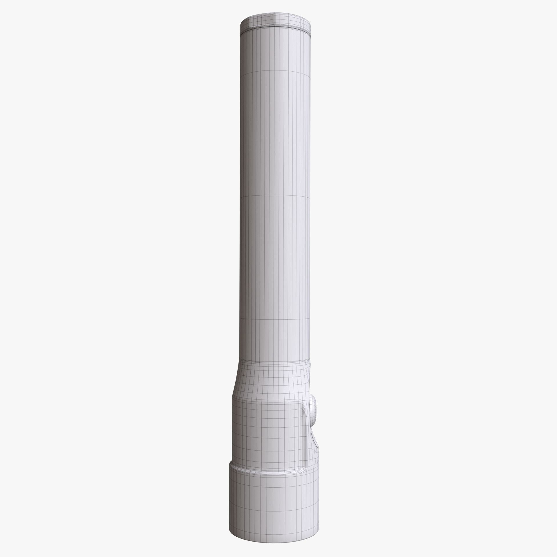 Flashlight stinger LED Low-poly 3D model_7
