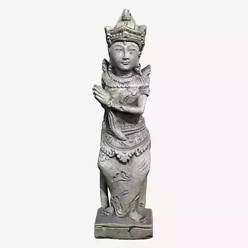 Thai Sandstone Female - Free Model Free low-poly 3D model