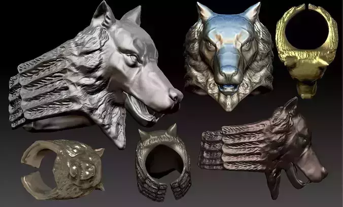 wolf ring