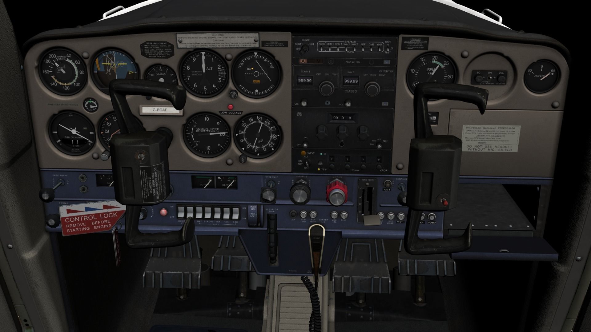 Cessna C152 3D model_10