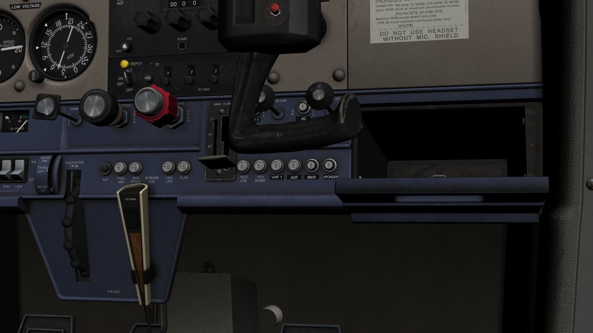 Cessna C152 3D model_11