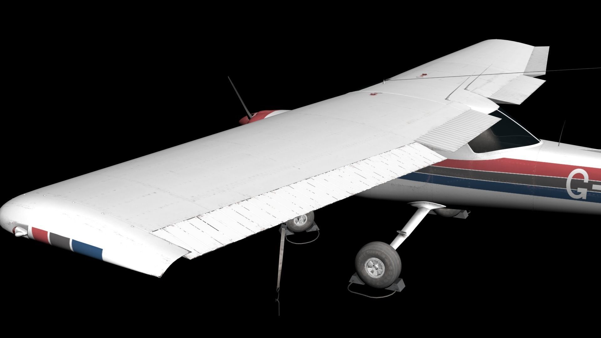 Cessna C152 3D model_4