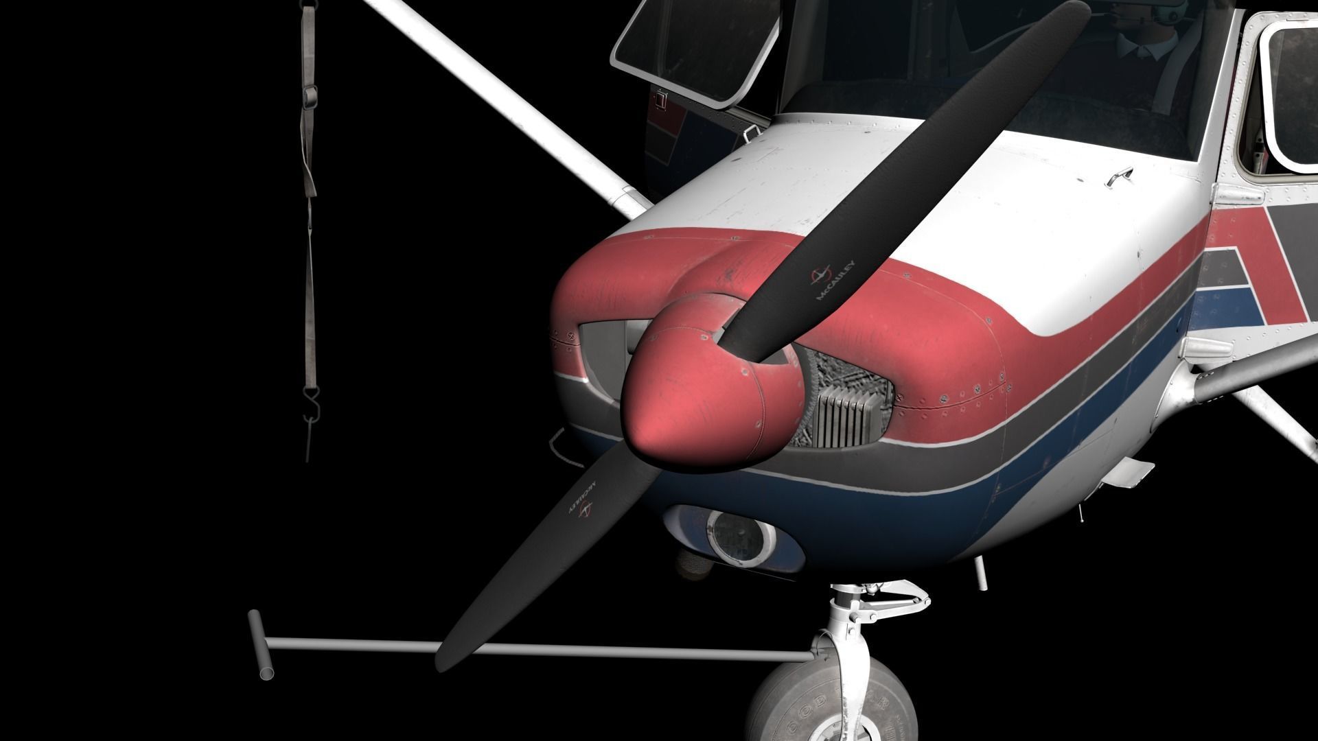 Cessna C152 3D model_3