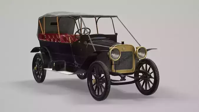 Russo-Baltique K12-20 Low-poly 3D model