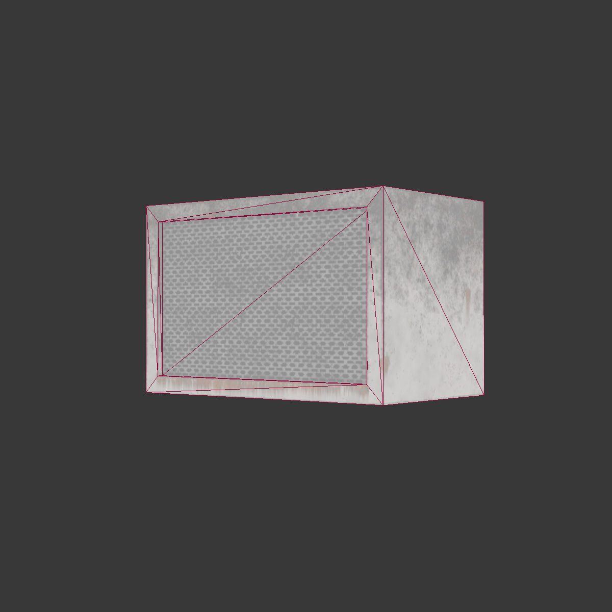 Multi Game Engine AAA Quality PBR Asset - Air Conditioner Low-poly 3D model_4