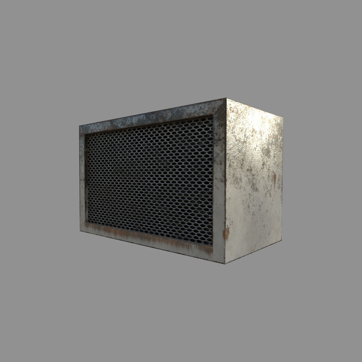 Multi Game Engine AAA Quality PBR Asset - Air Conditioner Low-poly 3D model_1