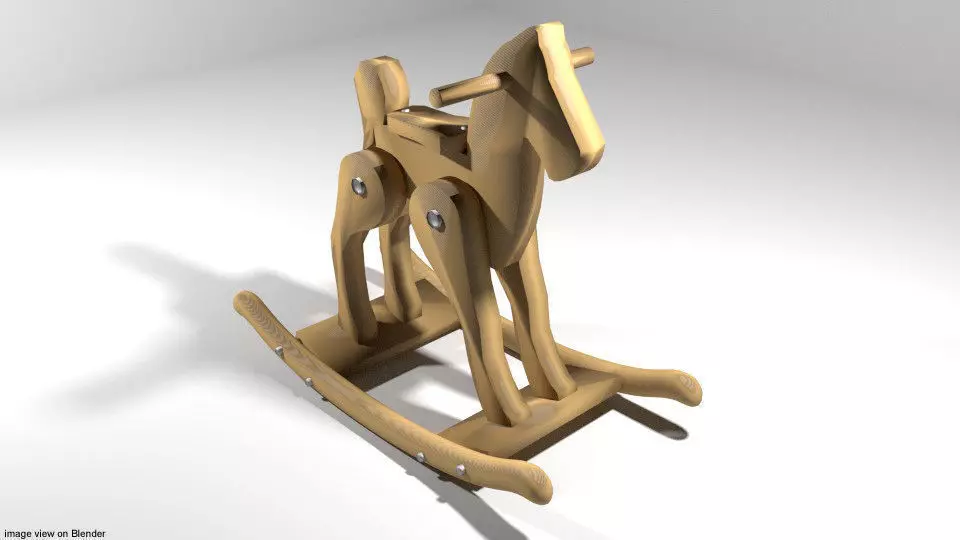 Rocking Horse - Type 2 3D model