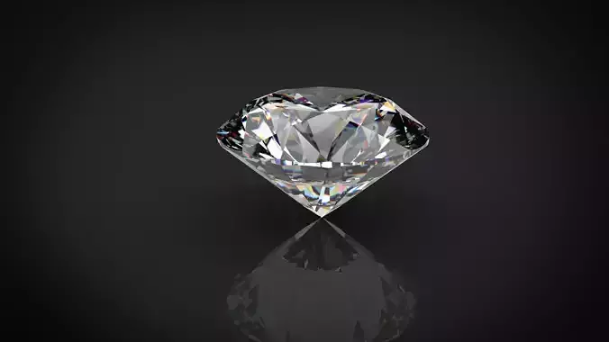Diamond Low-poly 3D model