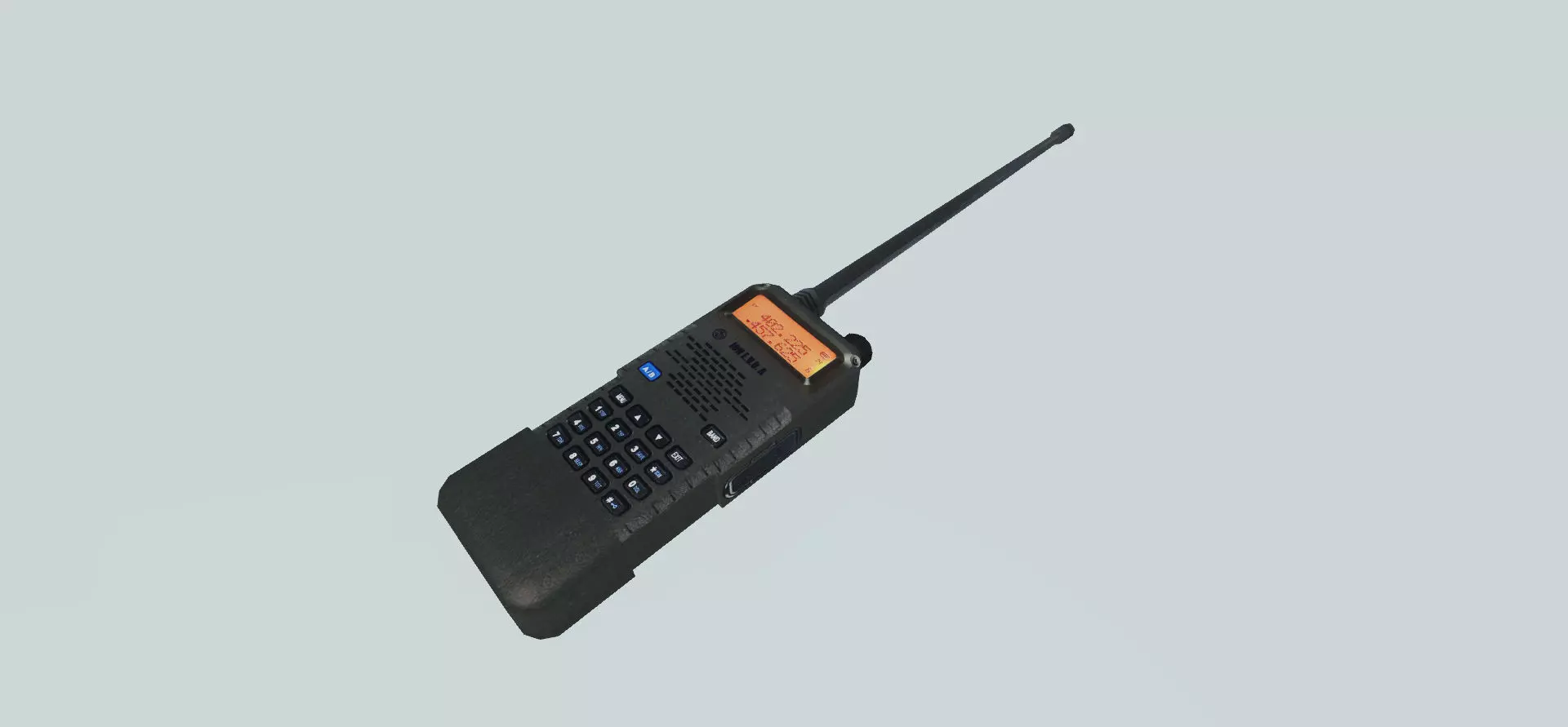 Lowpoly Walkie Talkie Low-poly 3D model_0