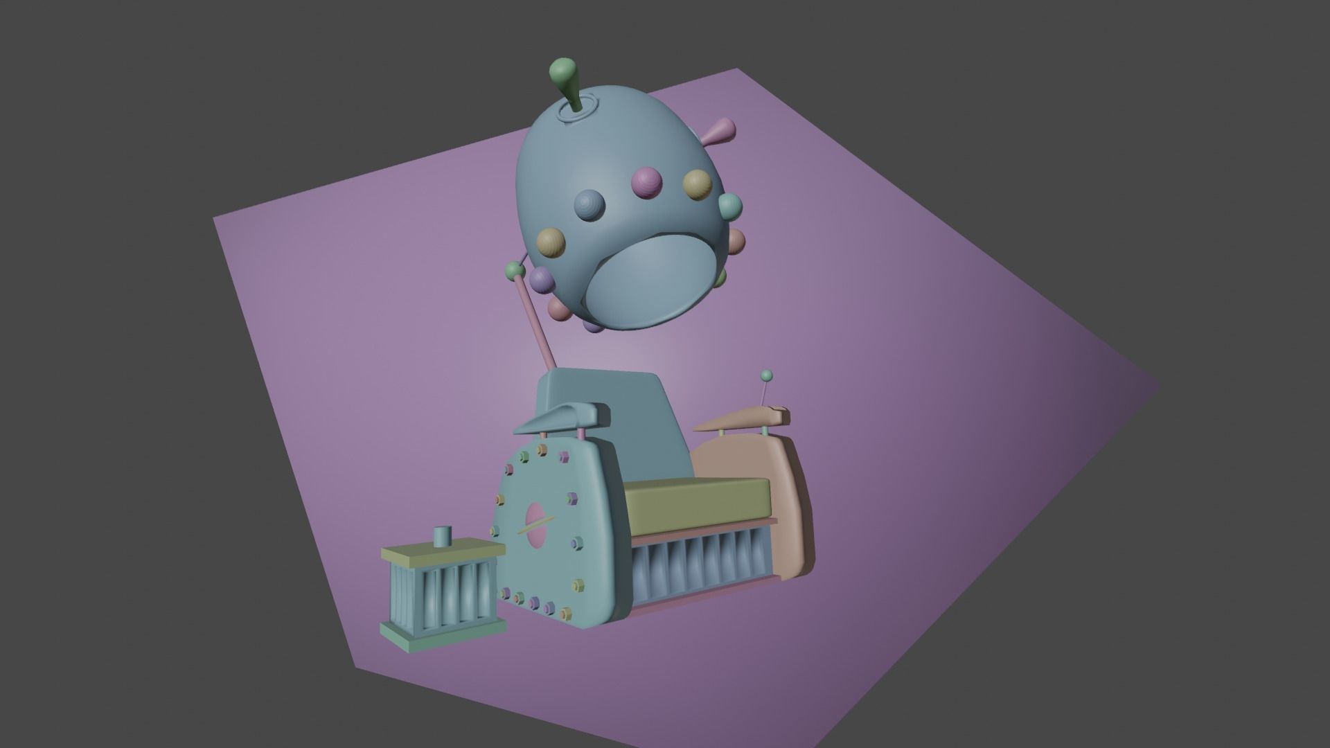SFTM-spacegoofs-zinzins de l espace Low-poly 3D model_1