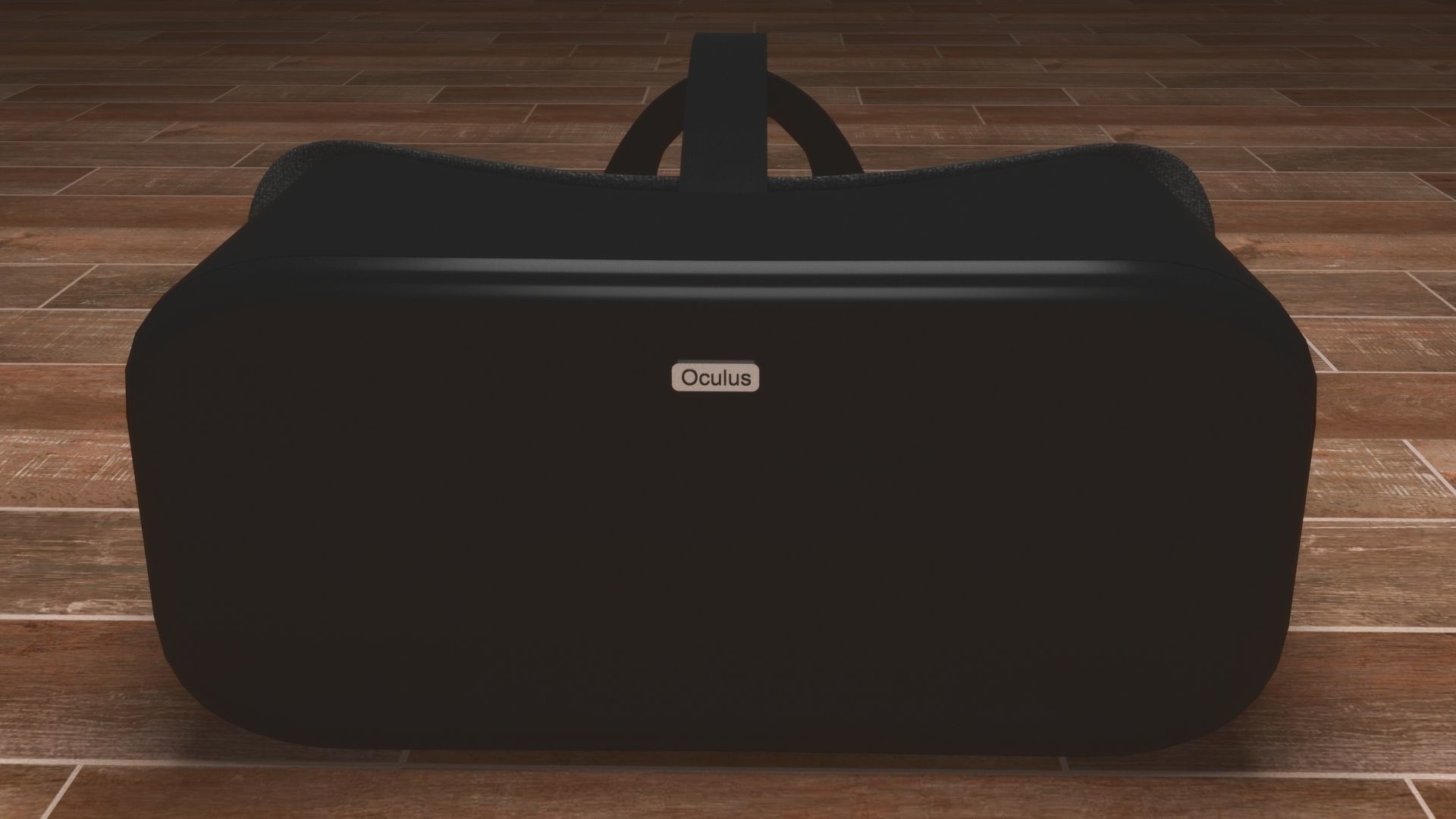 VR Glass Oculus Rift 3D model_6