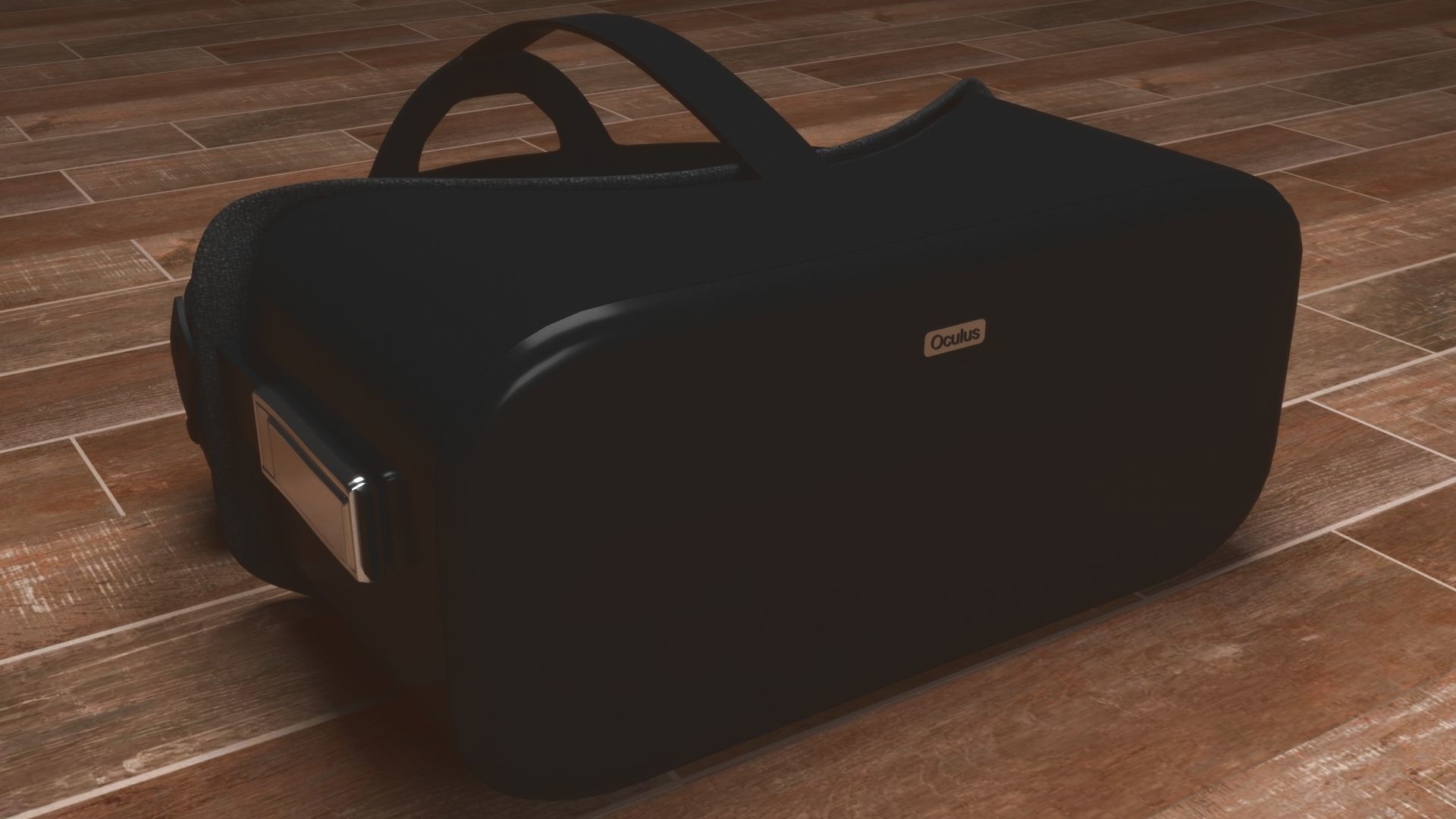 VR Glass Oculus Rift 3D model_7