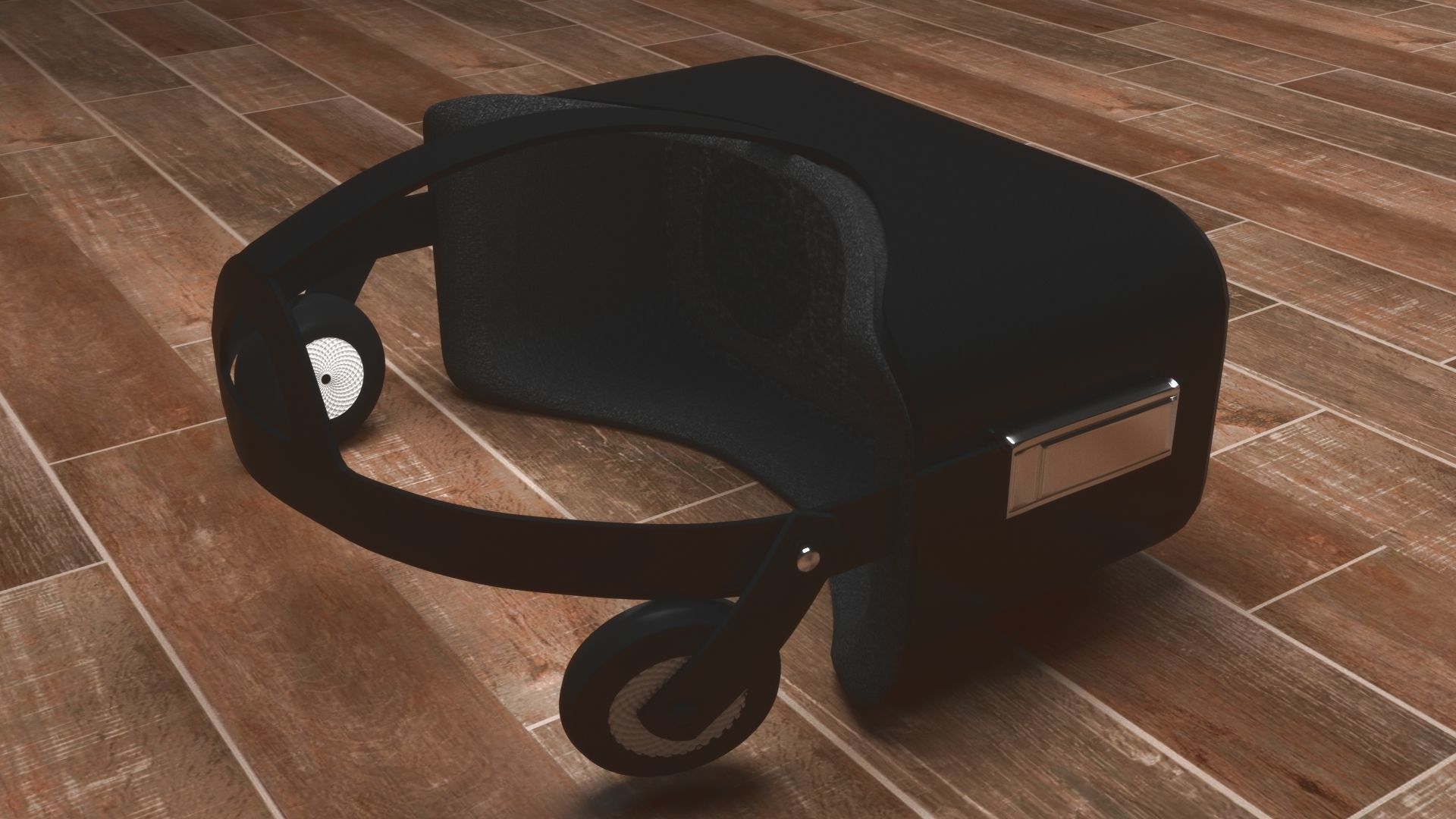 VR Glass Oculus Rift 3D model_9