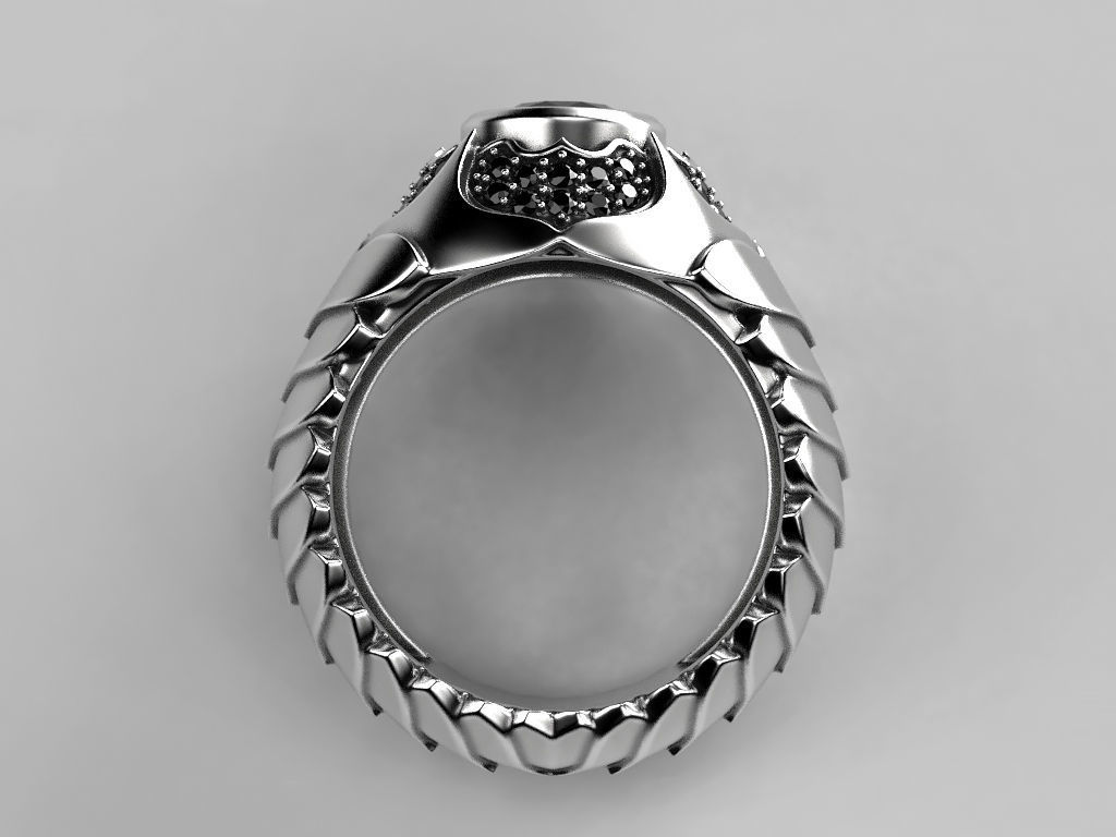 Men Scale Ring 3D print model_5