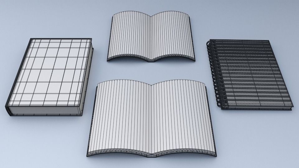 Office Elements Pack 3D model_17