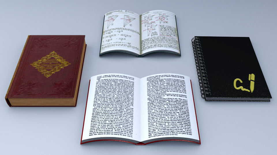 Office Elements Pack 3D model_9