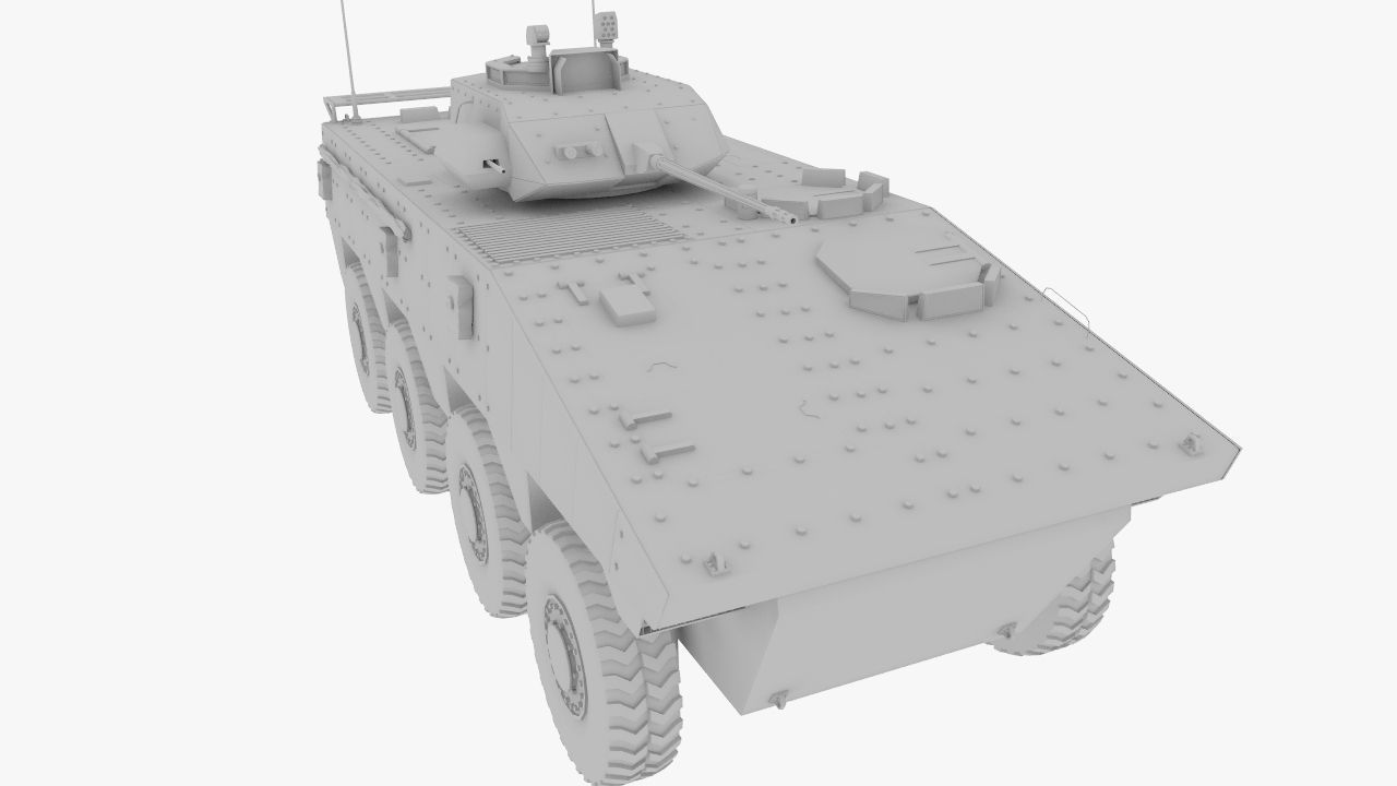 Armored Infantry Fighting Vehicle 3D model_3