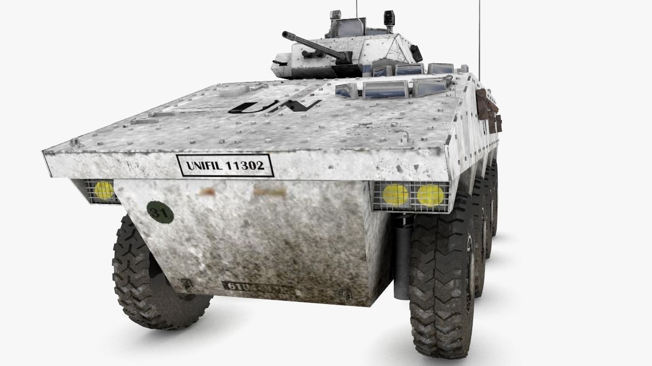 Armored Infantry Fighting Vehicle 3D model_11